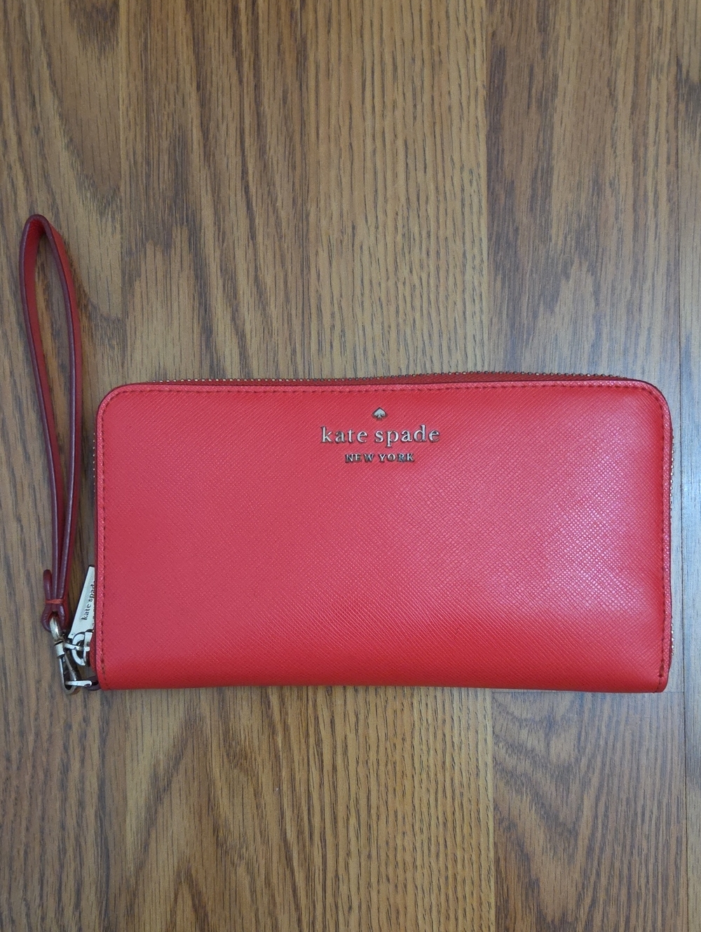 Kate Spade Staci Large Leather Continental Zip-Around Wallet Wristlet